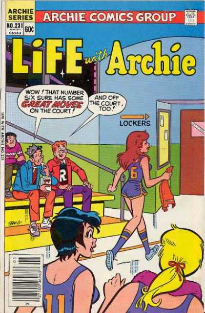 Archie Andrews - Bleachers - Jughead Jones - Reggie Mantle - Basketball Team Life With Archie 231 - Archie Andrews - Bleachers - Jughead Jones - Reggie Mantle - Basketball Team