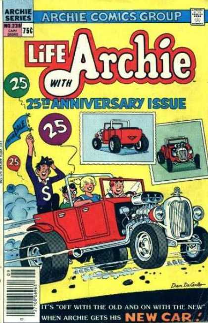 Archie - Archie Comics - Anniversary - Cars - Race Life With Archie 238 - Archie - Archie Comics - Anniversary - Cars - Race