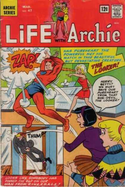 Life With Archie 47 - Pureheart The Poewrful - The Looker - Superpowers - Rescue Archive From The Looker - Hypnotism