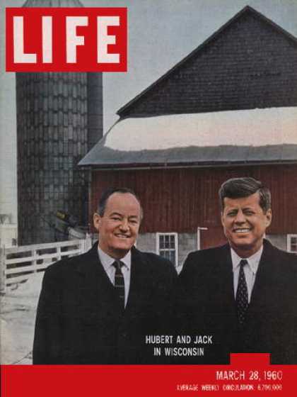 Life - Hubert H. Humprey and John F. Kennedy