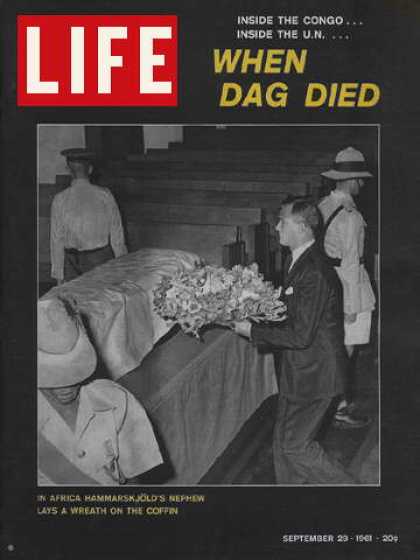 Life - Hammarskjold's death