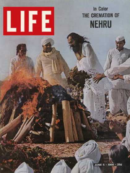 Life - Nehru's funeral