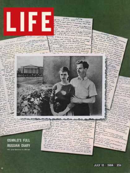 Life - Lee Harvey Oswald with wife Marina