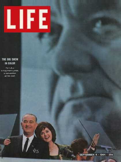 Life - President Johnson and daughter Lynda