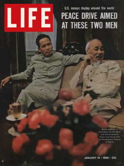 Life - Vietnam's Ho Chi Minh and Pham Van Dong