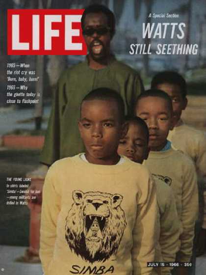 Life - Young black militants
