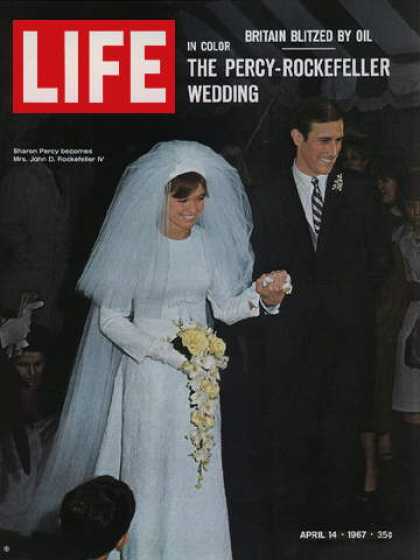 Life - Sharon Percy weds John D. Rockefeller IV
