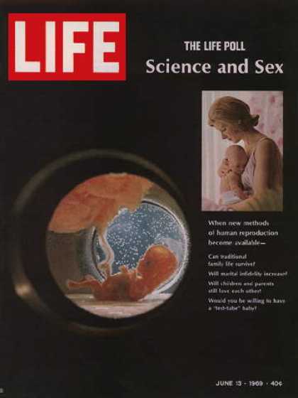Life - Human embryo and mother and infant