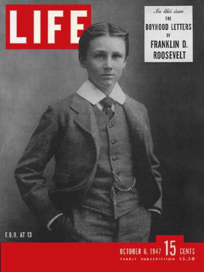 Life - Franklin D. Roosevelt at 13