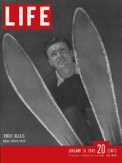 Life - French skier Emile Allais