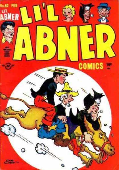 Li'l Abner 62 - Lil - Abner - Riding Horse - Horse - Running