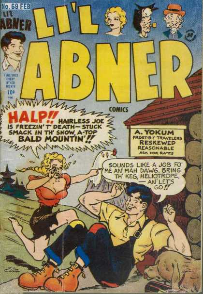 Li'l Abner 69 - A Yokum - Reskewed - Reasonable Rates - Hairless Joe - Bald Mountin