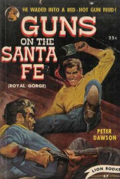 Lion Books - Guns On the Santa Fe (lion Western, #37) - Peter Dawson