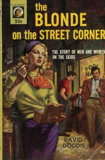 Lion Books - The Blonde on the Street Corner - David Goodis