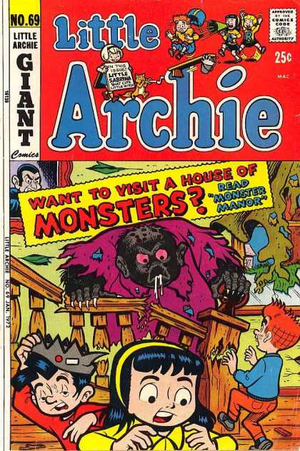 Little Archie 69 - Letter - Line - Hair - Chair - Helmet