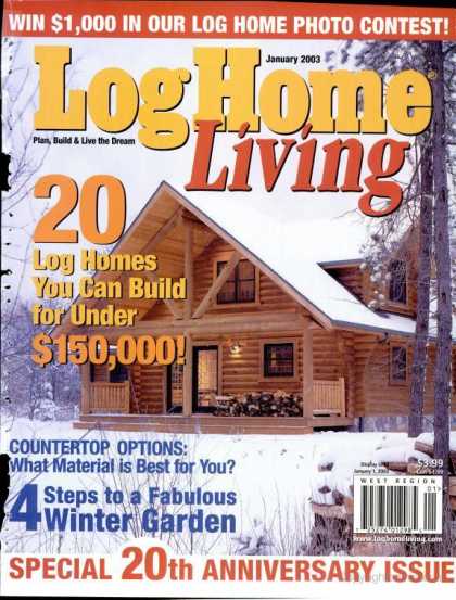 Log Home Living - January 2003