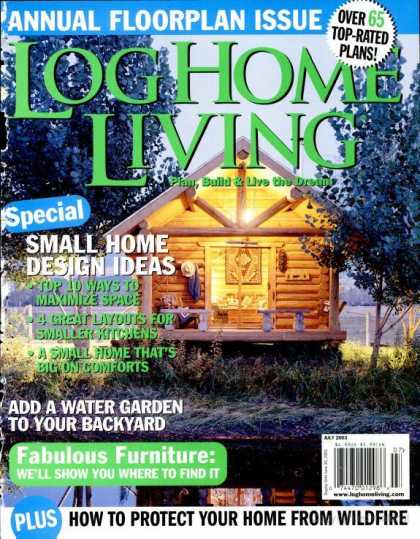Log Home Living - July 2003