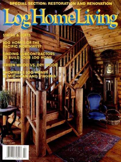 Log Home Living - February 1991