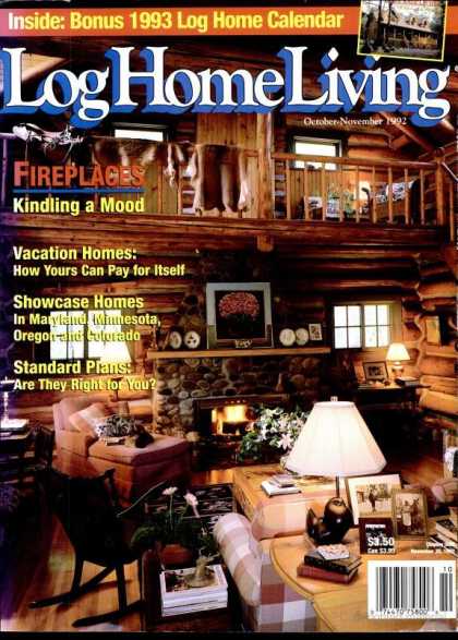 Log Home Living - November 1992