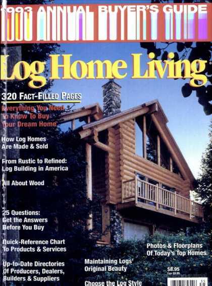 Log Home Living - December 1992