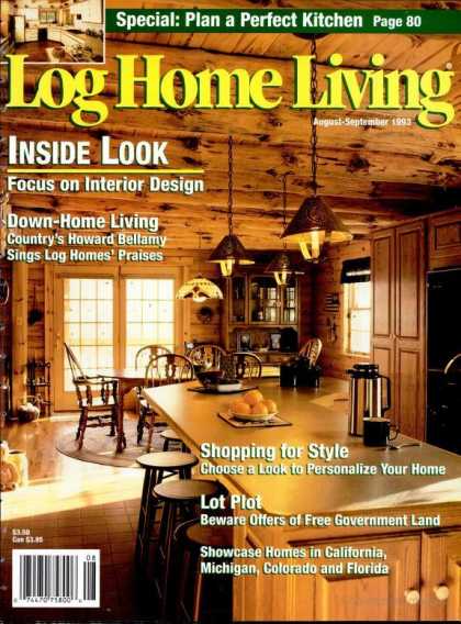 Log Home Living - August 1993