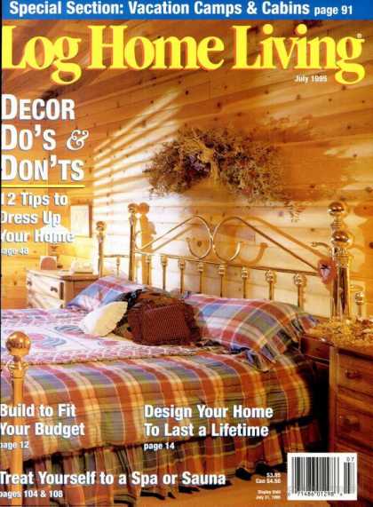 Log Home Living - July 1995