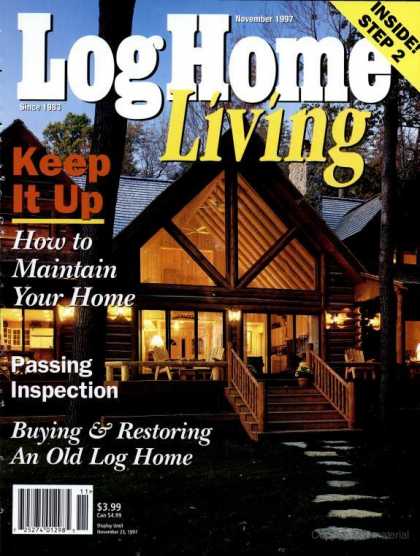 Log Home Living - November 1997