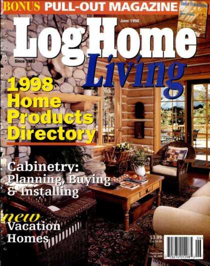 Log Home Living - June 1998