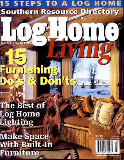 Log Home Living - February 1999