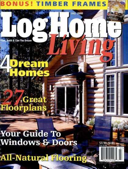Log Home Living - July 2000