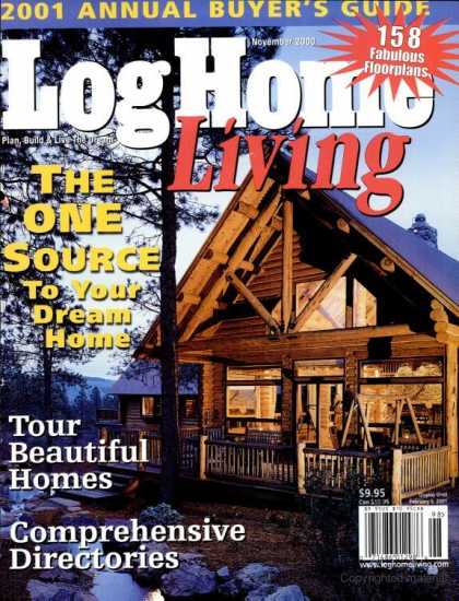 Log Home Living - November 2000
