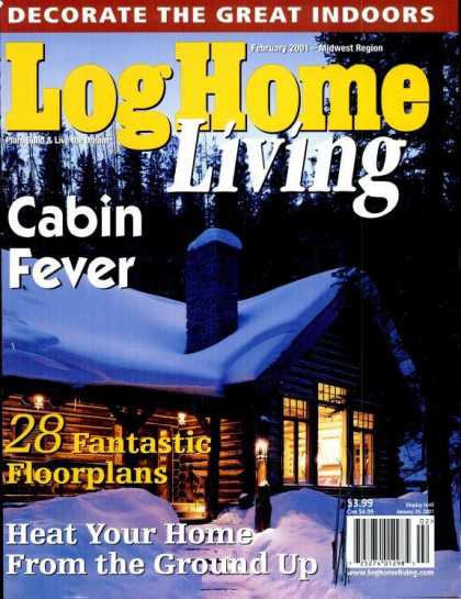 Log Home Living - February 2001