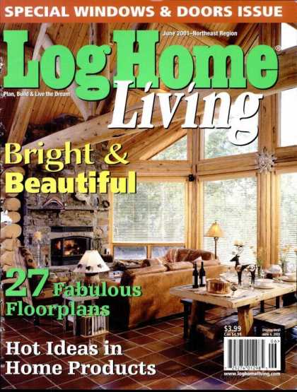 Log Home Living - June 2001