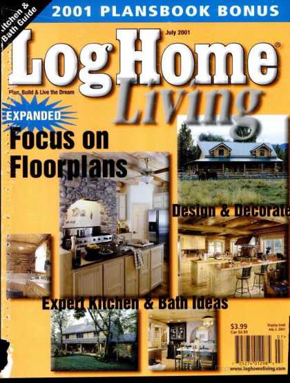 Log Home Living - July 2001