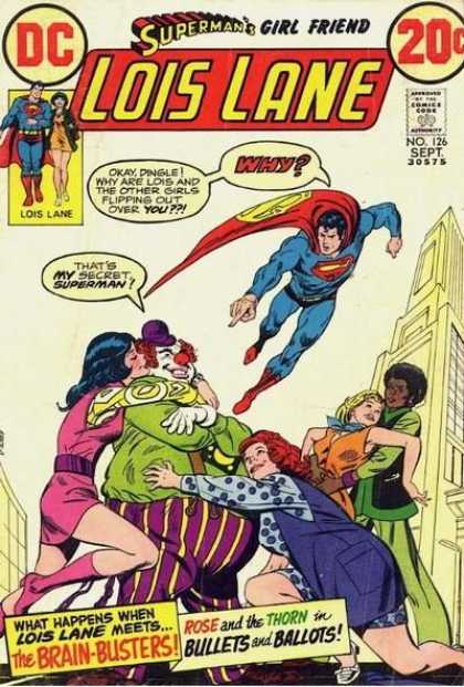Lois Lane 126 - Superman - Clown - Women - Black Man - Hugging