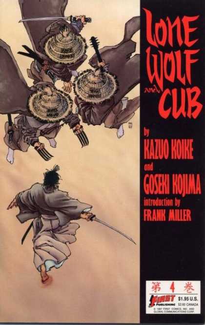 Lone Wolf and Cub 4 - Kazuo Koike - Goseki Kojima - Frank Miller - Samurai - Anime - Frank Miller
