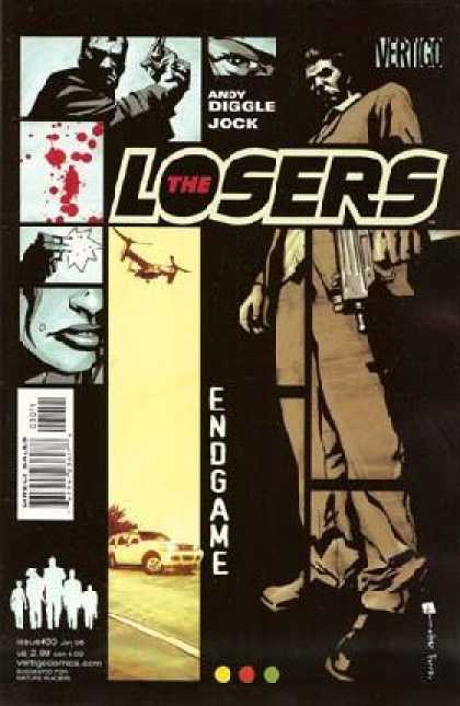 Losers 30 - Andy Diggle - Jock - Vertigo - Endgame - Blood Spatter - Mark Simpson