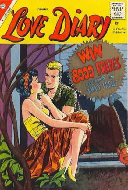Love Diary 3 - 10 Cents - Comics Code Authority - Blonde - Man - Woman