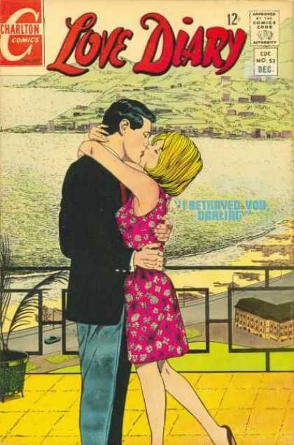 Charlton - Woman - Man - Comics - Comics Code Love Diary 52 - Charlton - Woman - Man - Comics - Comics Code