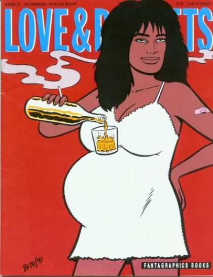 Love & Rockets 36 - Woman - Smoking - Drink - Child-bearing - Hawaii
