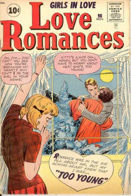 Love Romances 96 - Kissing - Couple - Moon - Girl - 96