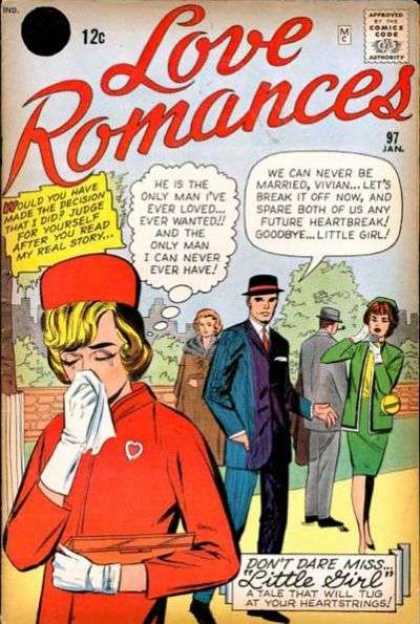 Love Romances 97 - Loved - Wanted - Goodbye - Story - Man - Jack Kirby