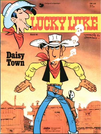 Lucky Luke 26 - Cowboy - Cigarett - Daisy Town - Smoke - Gun