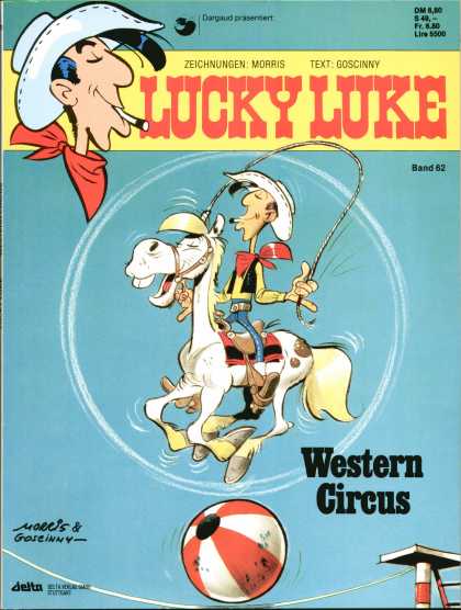 Lucky Luke 48 - Morris - Jumping Rope - Horse - Western - Circus