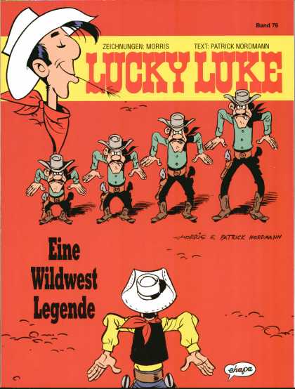 Lucky Luke 62 - Cowboys - Guns - Cowboy Hat - Zeichnungen Morris - Patrick Noromann
