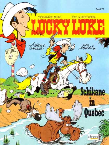 Lucky Luke 63 - Quebec - Horse - Revolver - Moose - Dog