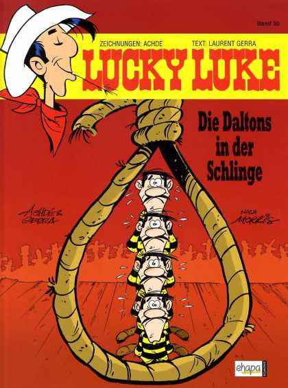 Lucky Luke 66 - Zeichnungen Achde - Laurent Gerra - Cowboy - Men - Rope