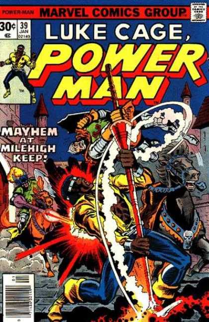 Luke Cage: Power Man 39 - Medieval - Castle - Knight - Mayhem - Horse