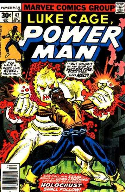 Luke Cage: Power Man 47 - Nuclear Fire - Fire Man - Holocaust - Steel - Pulling Man