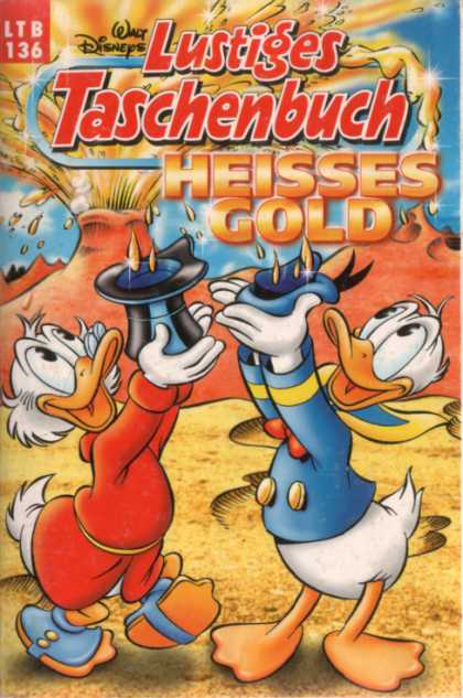 Walt Disney - Volcano - Donald Duck - Scrooge - Top Hat Lustiges Taschenbuch Neuauflage 136 - Walt Disney - Volcano - Donald Duck - Scrooge - Top Hat